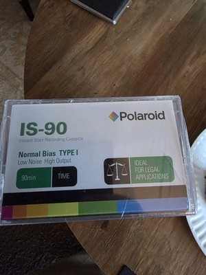 (10) Ten New Blank Cassettes Polaroid IS-90 Normal BIAS Instant Start Low Noise