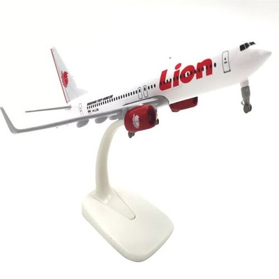 New 1:350 Scale Diecast Alloy Lion Air B737 Airplane Aircraft Model For Kid