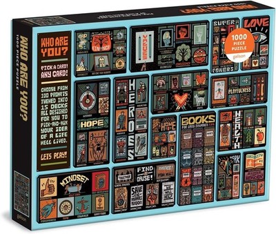Who Are You? 1000 Piece Puzzle by Galison   Mapology Self-Discovery Puzzle