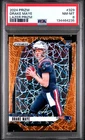 2024 PANINI PRIZM LAZER PRIZM #329 DRAKE MAYE ROOKIE RC PSA 8