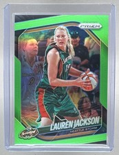 Lauren Jackson 2025 Panini WNBA Prizm #91 Lime Green /225