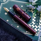 Wancher Sekai Kaba Zaiku - Yamazakura - Sakura Ame #6 Jowo Nib Fountain Pen