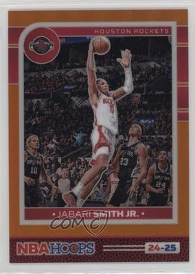 2024-25 Panini NBA Hoops Premium Orange Prizm /199 Jabari Smith Jr #170 9o3