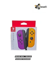Nintendo Joy-Con L/R Wireless Controllers for Switch Neon Purple/Neon Orange
