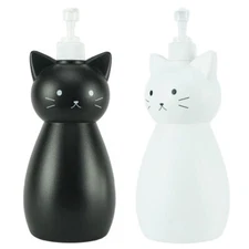 Hashy TOPIN Soap Dispenser-L Black Cat White Cat Bottle 950ml
