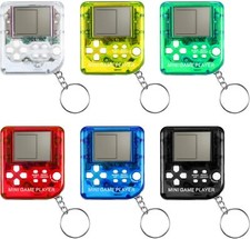 TETRIS MINI CONSOLE PORTACHIAVE KEYCHAIN RETRO' IDEA REGALO GAME PLAYER 