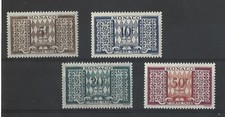 MONACO - TIMBRES TAXE NEUFS** N° 36 à 38A - PA -1946/57 - VOIR SCAN