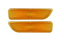 USA-Made! 1962-66 GMC Pickup Truck Parking Light Lens, Amber NEW Trim Parts!