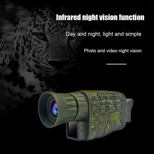 4K IR Infrared Night Vision Monocular 5X Digital Telescope Camera Video Recharge - Picture 4 of 12