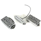 Electric Guitar  Full Set  Silver Carve Patterns Pickup for Pia Style Guitar HSH