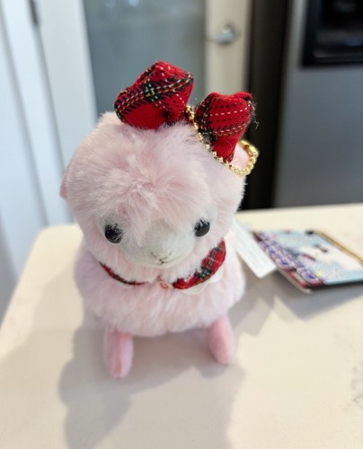 Amuse Baby Alpacasso Schoolmates Pink 5” Alpaca Plush Kawaii Official With Tags