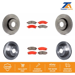 2005 2006 for GMC Envoy Denali Front /& Rear Brake Rotors and Pads