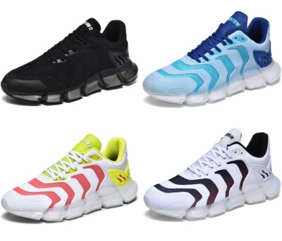 TOP QUAITY HERREN SNEAKER GUMMISOHLE GYM RUN FITNESS SCHUHE SCHNÜRSENKEL SPORT BOOT 707