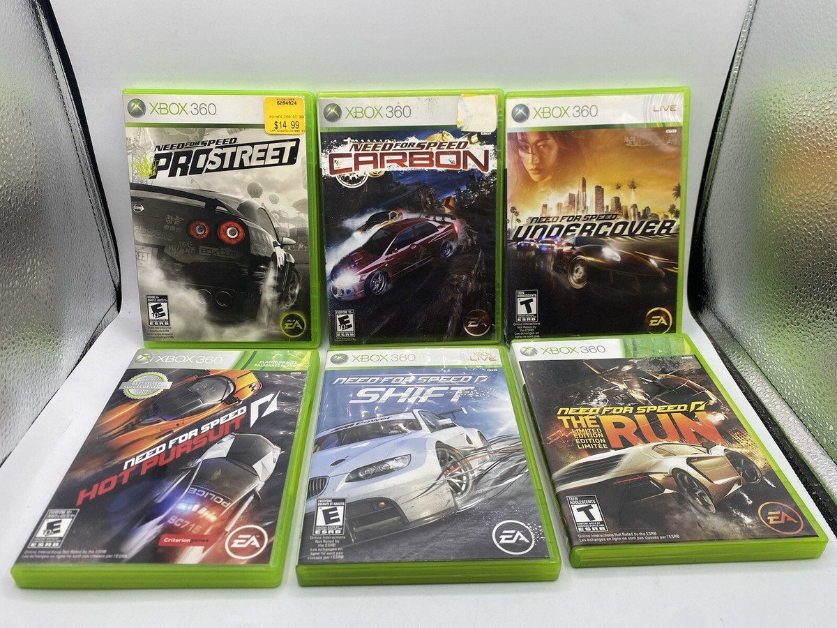 Xbox 360 Need for Speed Games Bundle - Undercover - Carbon