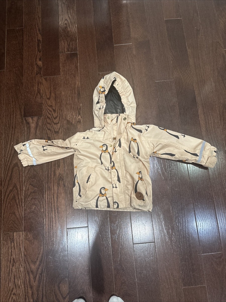 Mini Rodini Jacket With Penguin Design, Size 80-86 (12-18 Months