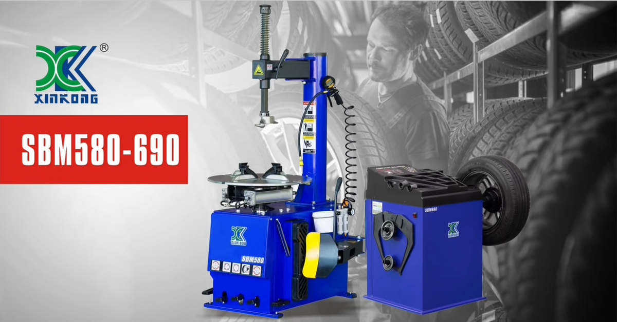 XK 2.0 HP Tire Changer & Wheel Balancer Machine Combo 580 690