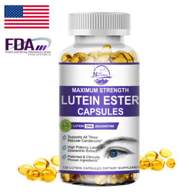 Eye Health Supplement Lutein Zeaxanthin Vision Health Eye Strain Support Capsule