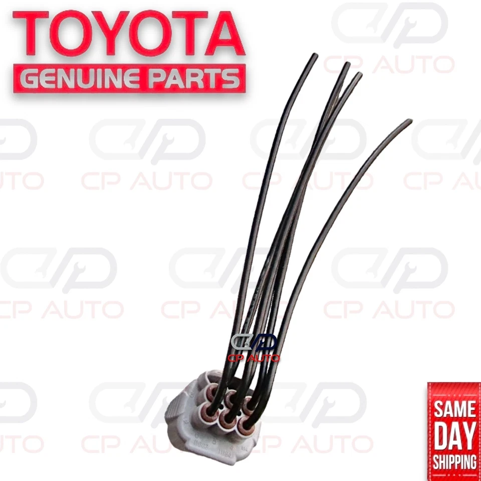 FITS: 08 - 11 TOYOTA LAND CRUISER 6 PIN HEADLIGHT PIGTAIL CONNECTOR OEM NEW - Image 3 of 4