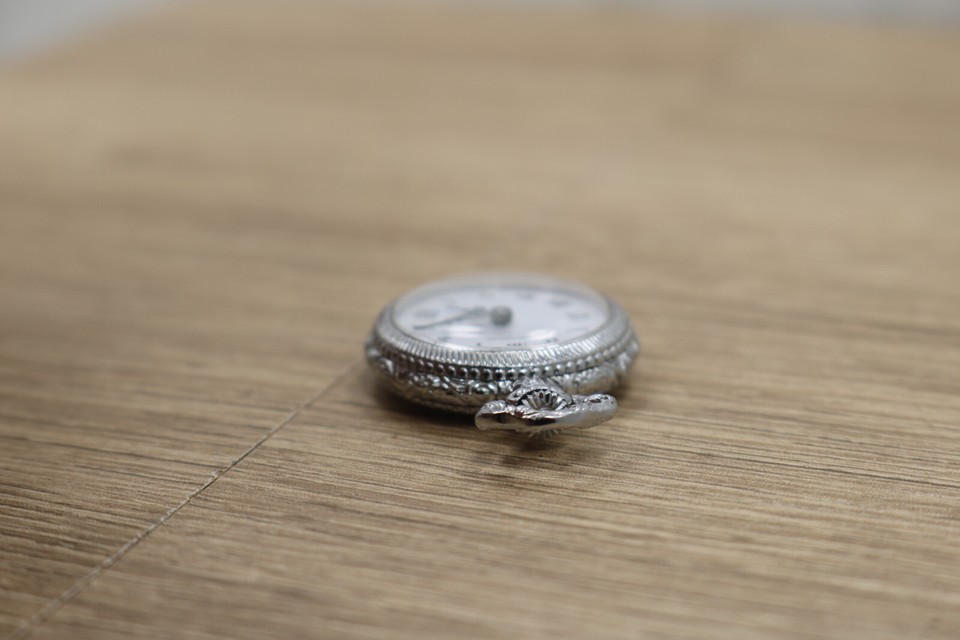 Vintage Emile Jobin Emporium Metal Case Small Pocket Watch 17j eBay