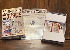 Munchkin Zombies 1481 Card Game Sealed Cards Complete 1st Edition Steve Jackson