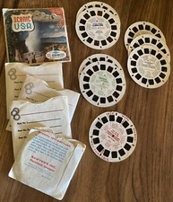 Lot of Vintage gaf View-Master Reels - Disney, Shrek, USA, and more 