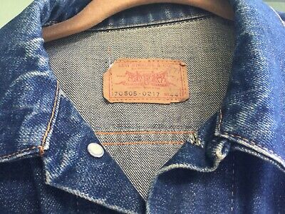 Vintage 1960's Levis Men's Denim Jacket Big E Type III 2 Vintage 1960's Levis Men's Denim Jacket Big E Type III 2