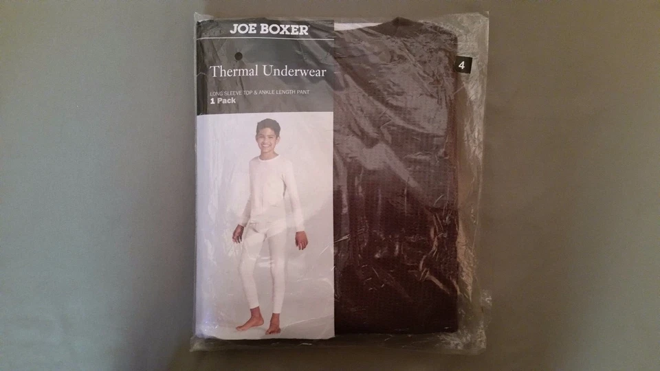 nuevo conjunto de ropa interior térmica top y pantalón manga larga niño. 2 colores a elegir. Foto 3 de 4