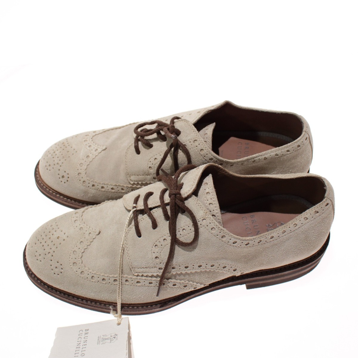 Brunello Cucinelli NWB Suede Derby Shoes Size 42 9 US in  display picture 1