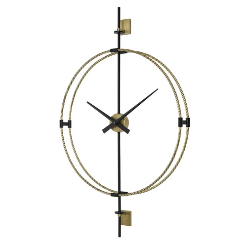 Time Flies Large Contemporary Modern Wall Clock Braided Frame ~ Uttermost 06106 - Picture 4 of 6