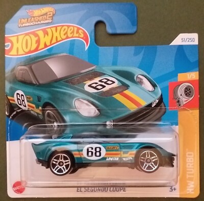 HOT WHEELS 2024, EL SEGUNDO COUPE, BLUE, SHORT CARD.