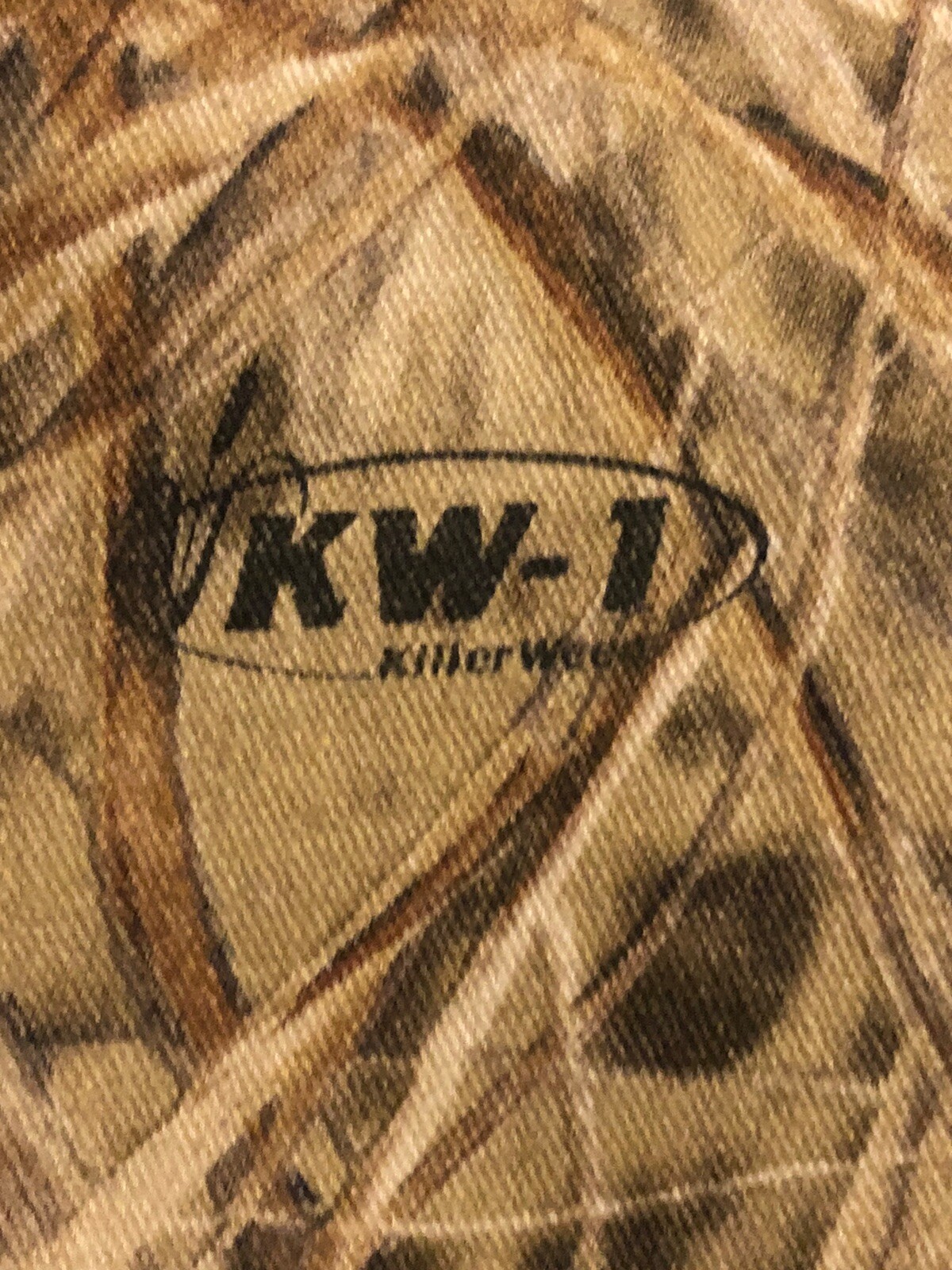 Vintage Avery Woodland Camo Hunting Shirt 2xl Brown Brush Killer Weed