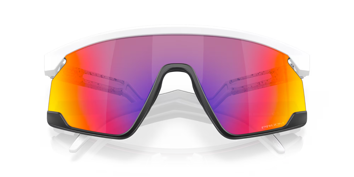 Oakley BXTR Sunglasses OO9280-0239 Matte White Frame W/ PRIZM Road