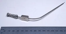 V. Mueller #NL1901 Frazier 8Fr Suction Tube Angled Stainless Steel Surgical