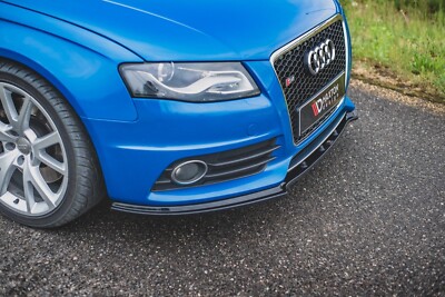 CUP Spoilerlippe SCHWARZ Für Audi A4 S-Line S4 B8 Frontspoiler Frontansatz Lippe