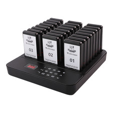 Buzzer Calling System 24 Pagers For Food Truck Wireless Restaurant Pager System