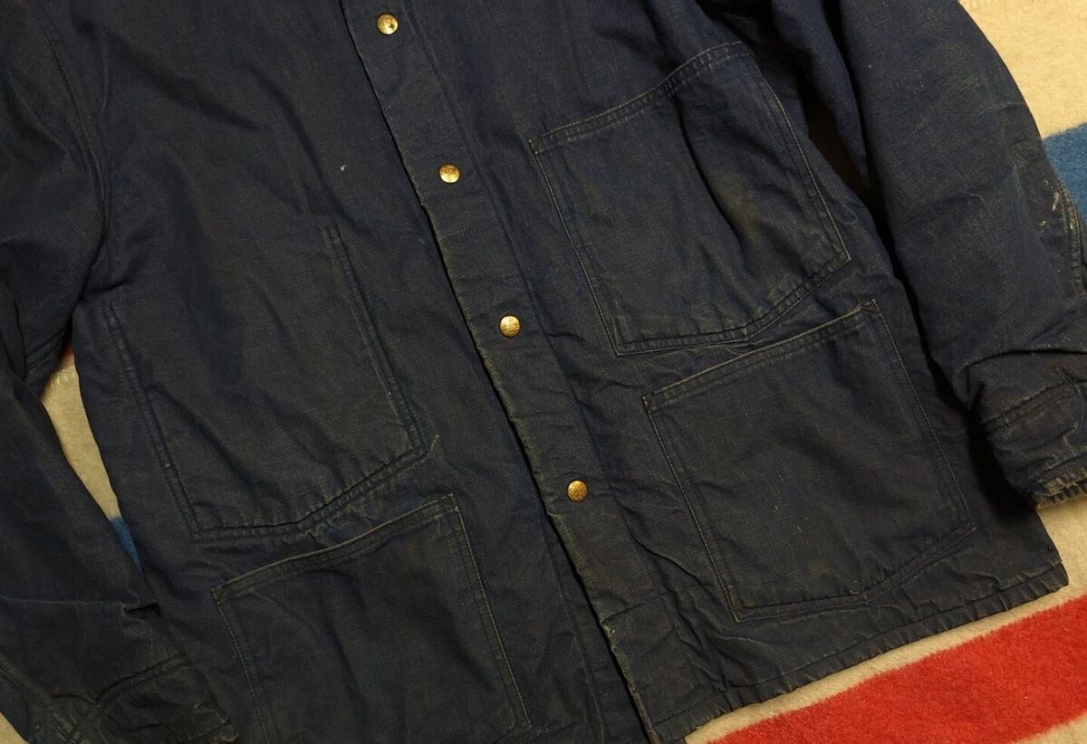 VTG 50s 60s Carter's USA Distressed Blanket Lined Selvedge VTG 50s 60s Carter's USA Distressed Blanket Lined Selvedge