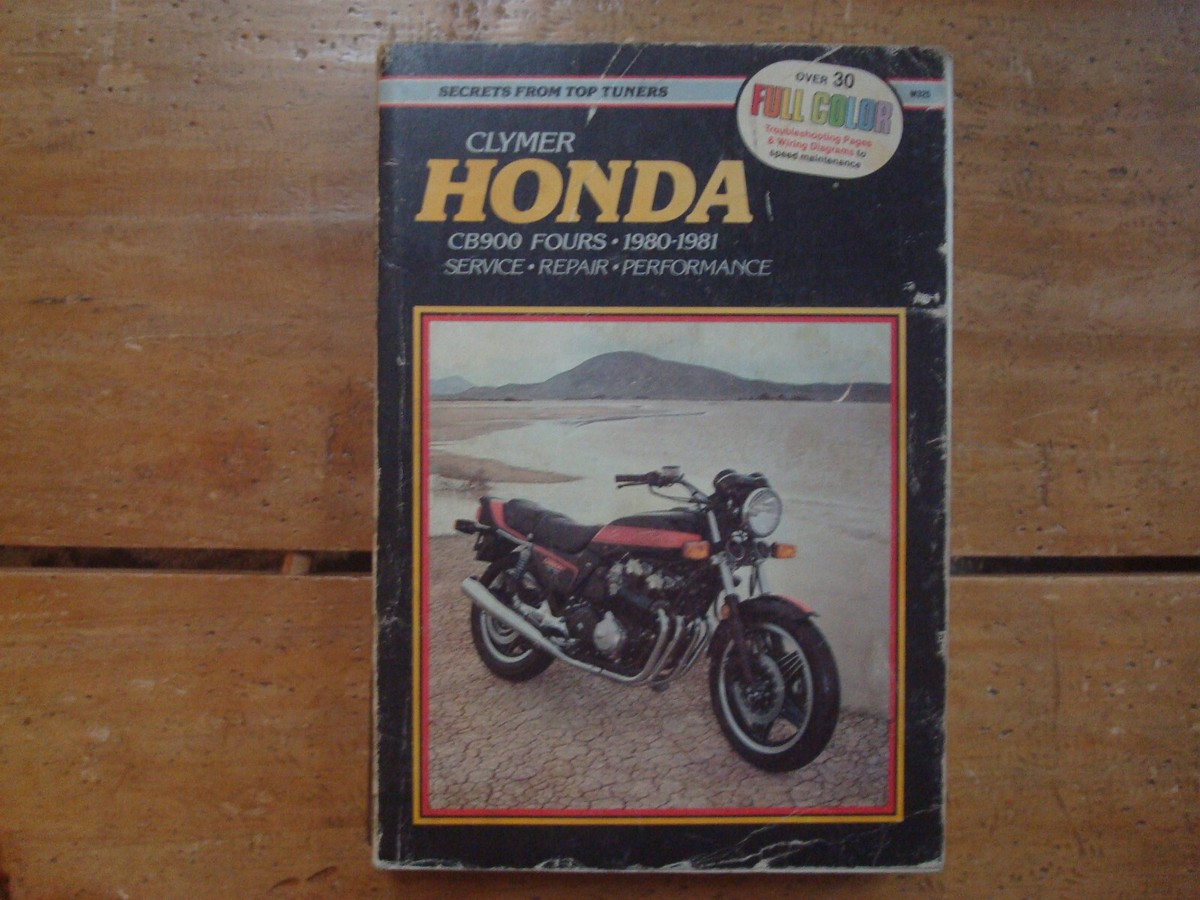 1980 - 1981 Honda CB900 Fours Clymer Service Repair Performance 