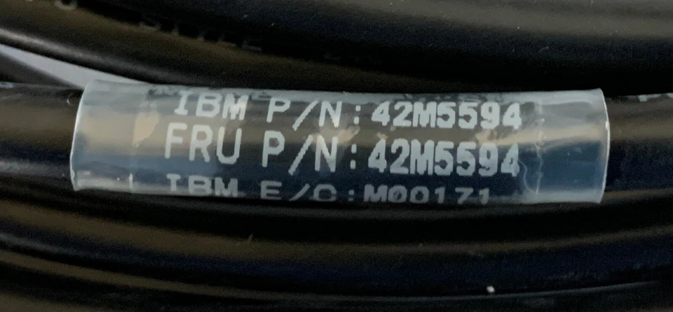 42M5594 IBM Compact PS/2 ANPOS (split cable) Long (3.8 meter) Black - Image 4 of 4