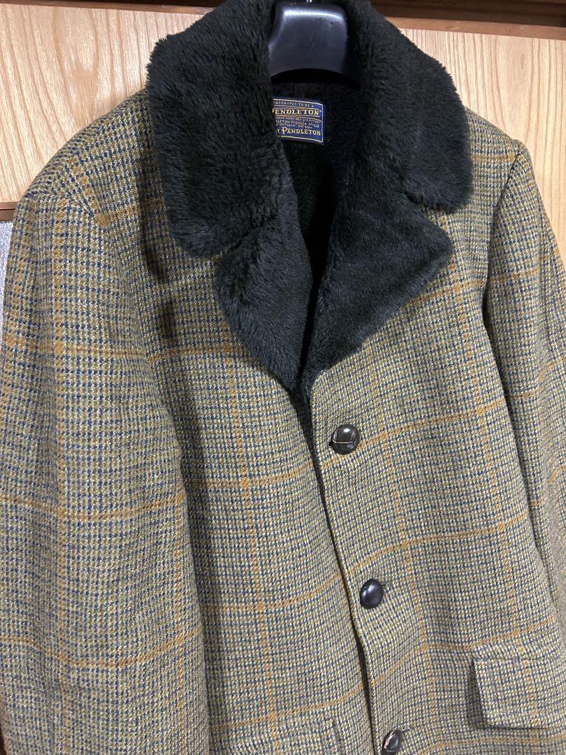 Super Rare 50 60'S Vintage Sir PENDLETON Lunch Coat Men's