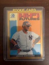 Jasson Dominguez 2022 Bowman Chrome Hi-Fi Futures /50 Gold Refractor NYY