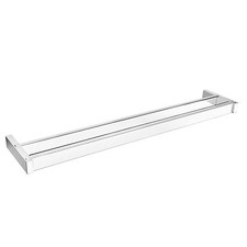 Double Towel Rail - Chrome - Wall Mounted - Bathroom Accessory - High Quality