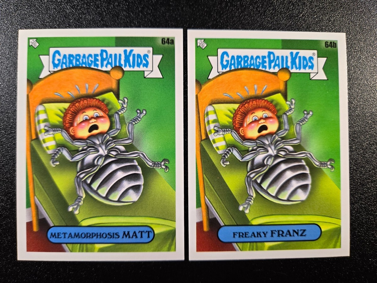 Metamorphosis Franz Kafka Matt Cockroach Spoof Garbage Pail Kids 2