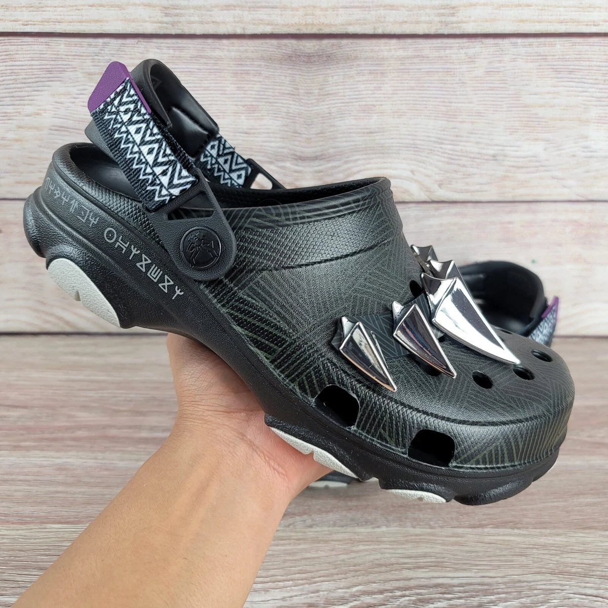 Crocs 2024 black panther