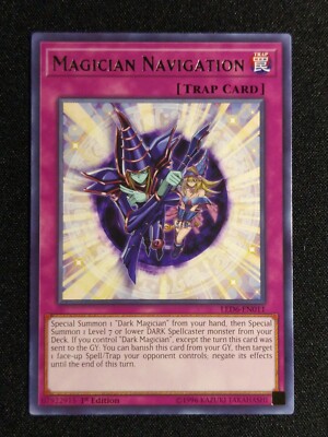 Yu-Gi-Oh! Magician Navigation LED6-EN011 1st Edition Rare NM