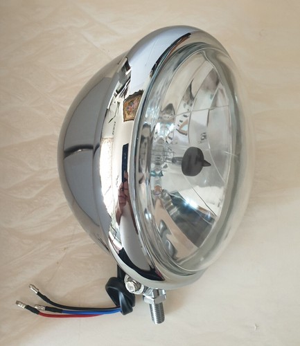 Faro lateral brillante personalizado de 5,75" para motocicletas HG18-H4-12V-60/55W - Imagen 7 de 11