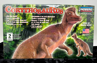 Lindberg Corythosaurus Dinosaur Model Kit, Skill Level 2, 1848 - NEW 2006