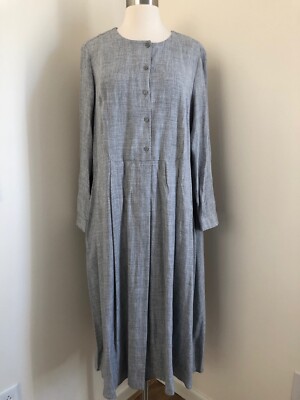 New Zara Buttoned Long Marl Grey Long Midi Dress Size XL | eBay New Zara Buttoned Long Marl Grey Long Midi Dress Size XL | eBay