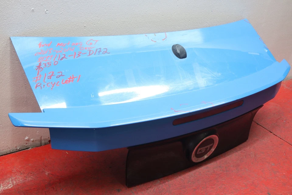 2013 2014 FORD MUSTANG GT REAR TRUNK LID OEM Foto 2 de 4