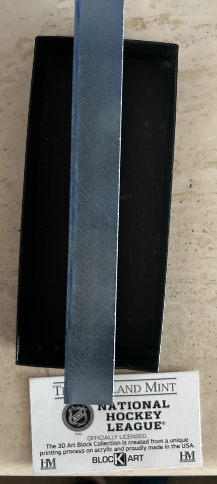 Ingresso 2024 NHL All Star Game Toronto Glass Highland Mint Mcdavid Matthews - Imagem 2 de 2