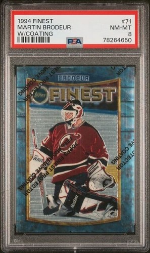 1994 Finest Martin Brodeur [w/ Coating] #71 card